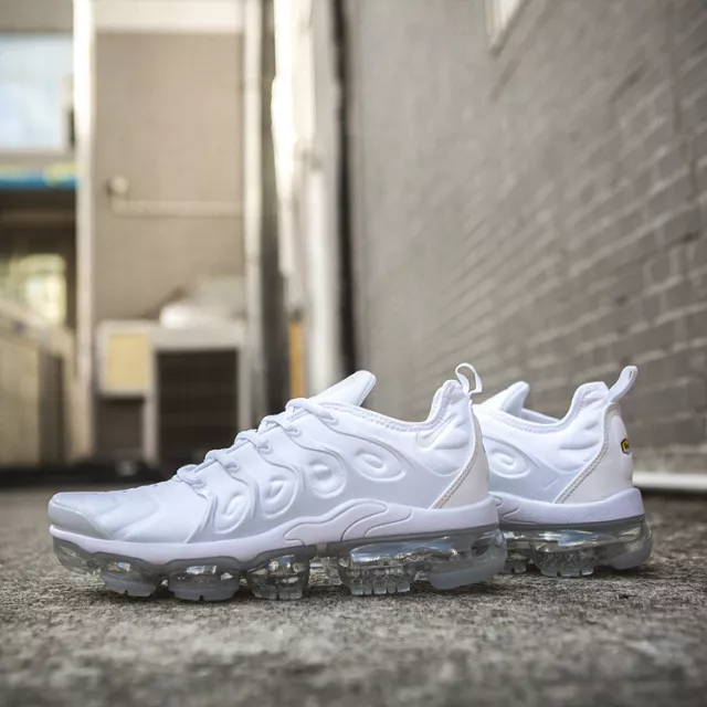 NEW Nike Vapormax Plus TN pure White Men's Shoes 924453-100