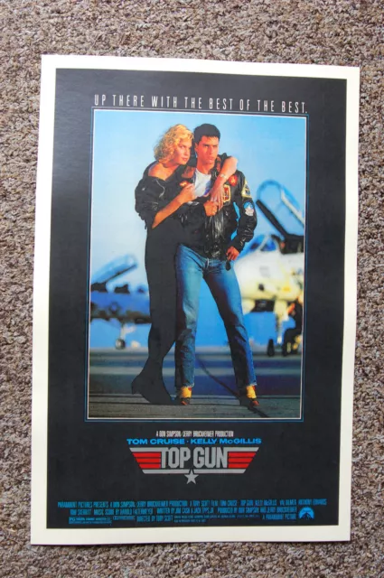 Top Gun Movie Poster Lobby Card #2 Tom Cruise Val Kilmer
