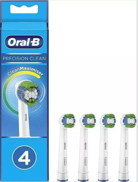 Oral-B Precision Clean Electric Toothbrush Heads CleanMaximiser - 4 Pack