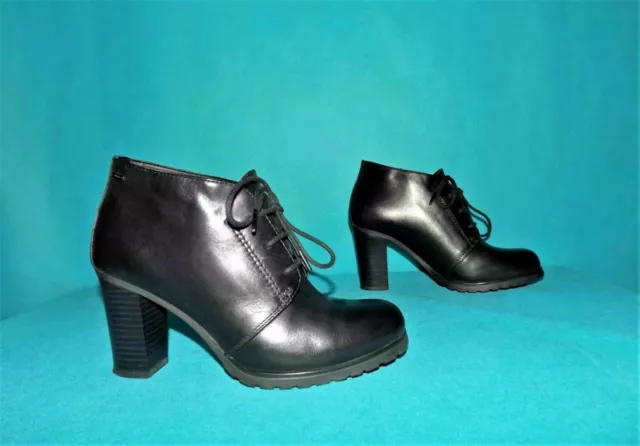 bottines boots GEOX en cuir noir p 37 fr super état