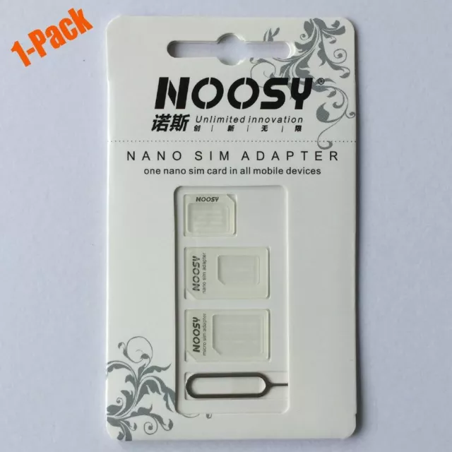 4 In 1 Pack Nano To Micro & Standard Sim Card Adaptor For Various Mobile Phones 2