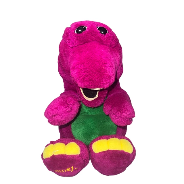 DAKIN BARNEY PURPLE Dinosaur Plush Hand Puppet Toy 14” Inches Stuffed