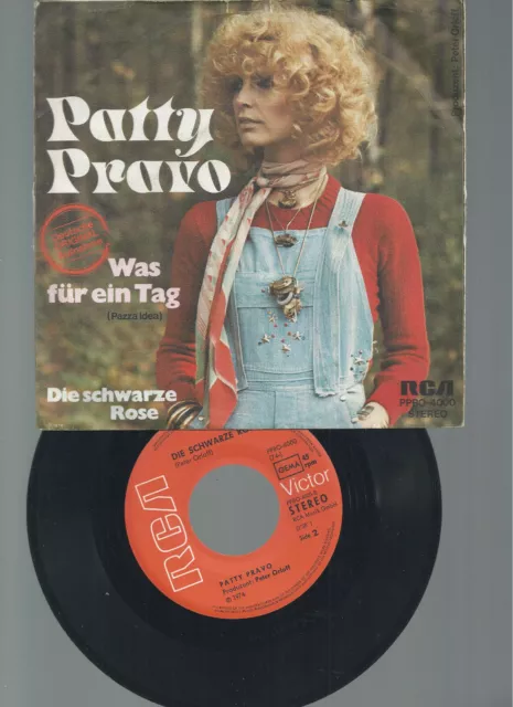 Patty Pravo Sg Made In Germany- Was Fur Ein Tag(Pazza Idea) Ocasion Bon Etat