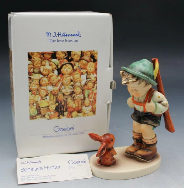 Vintage Goebel Hummel Figurine Sensitive Hunter 6/1 Mint in Box TMK6 6"