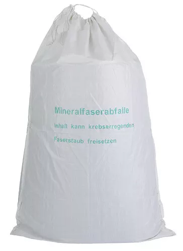 10 Stück KMF Sack Glaswolle Mineralwolle Big Bag 140x220 cm Mineralfaserabfälle