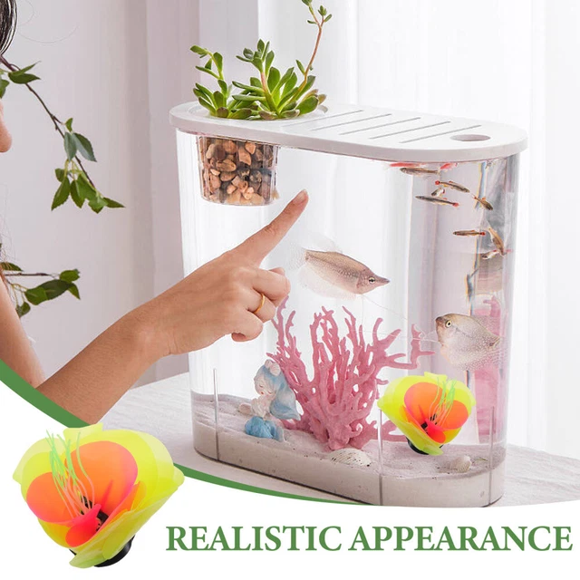 Butterfly Coral Aquatic Plants Fish Tank Decoration Luminous 6