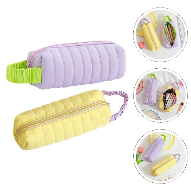 2 Pcs Mäppchen Nylon Kosmetiktasche Reißverschlusstasche Aus Segeltuch
