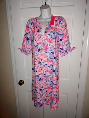 Nwt Lilly Pulitzer Resort White Party Like A Lobstar Easley Dress Xxl
