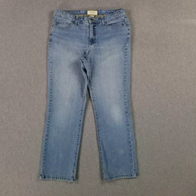 Sonoma Jeans Size 12 Original Fit Straight Leg Faded Wash Light