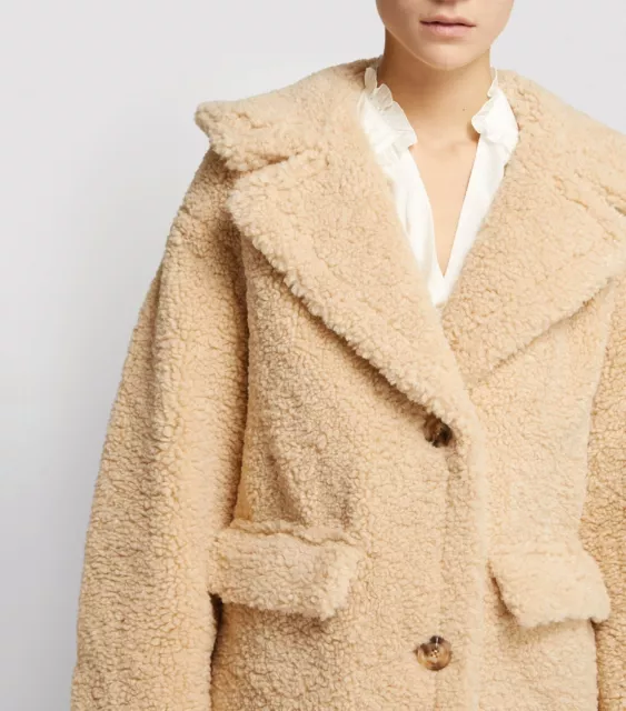 claudie pierlot coat shearling