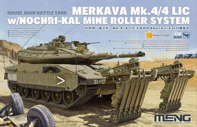 MENG 1/35 SCALE - Israel Main Battle Tank Merkava Mk.4/4 LIC Model Kit ...