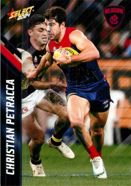 2024 Melbourne Demons AFL Select Footy Stars Card - Christian Petracca