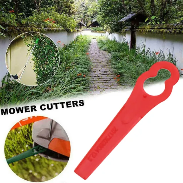 40 un. Reemplazo de cortador de hojas de plástico para recortador inalámbrico de césped jardín