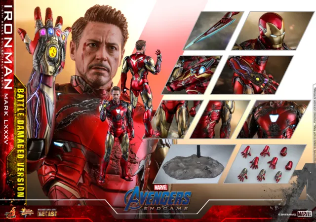 Clearance Sale! Dhl 1/6 Hot Toys Mms543D33 Avengers Endgame Iron Man Mk85 Figure
