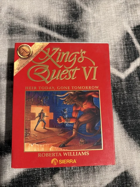 King's Quest VI - Boîte PC - Version Française 1992 - Sierra - Disquettes 3.5