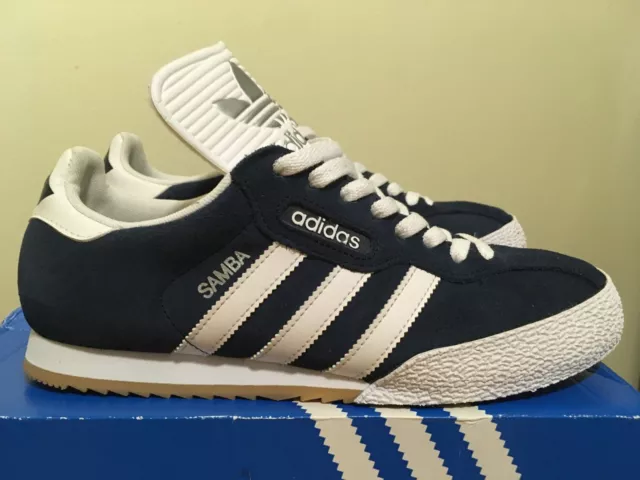 Adidas Samba Blue Suede Uk 8 Used