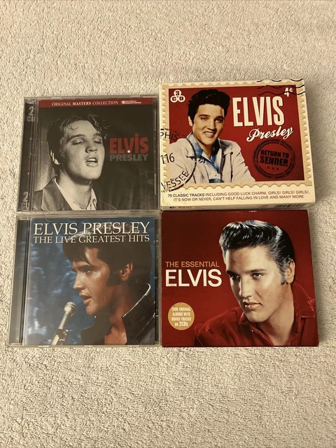 ELVIS PRESLEY MASTERS - RETURN TO SENDER - GREATEST HITS -ESSENTIAL 4x CD ALBUMS