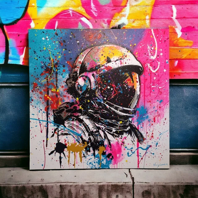 Tableau Pop Art 80x80 – Kanye West Donda – Toile Tendance