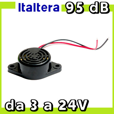 Altro Cicalino Buzzer 5V 12V 24V Arduino attivo high decibel piezoelettrico piezo 80dB 