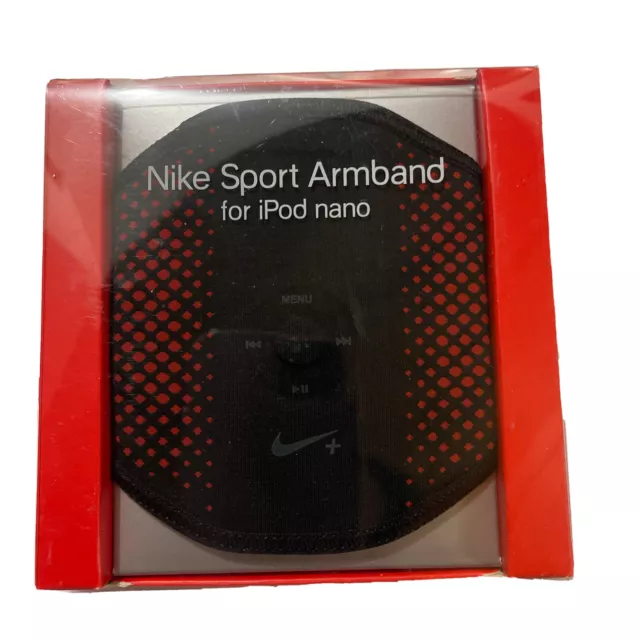 Nike Sport Armband for Ipod Nano Black Red-Jogging Hiking Running Walking NEW