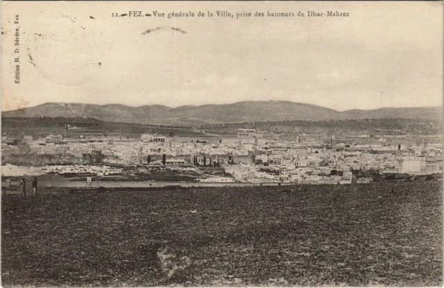 CPA AK MAROC FEZ Vue générale Ville prise hauteurs Dhar Mahrez (38479)