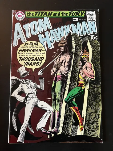 The Atom and Hawkman, 41, 43, 44 . DC Comic Books Silver Age 1969 2