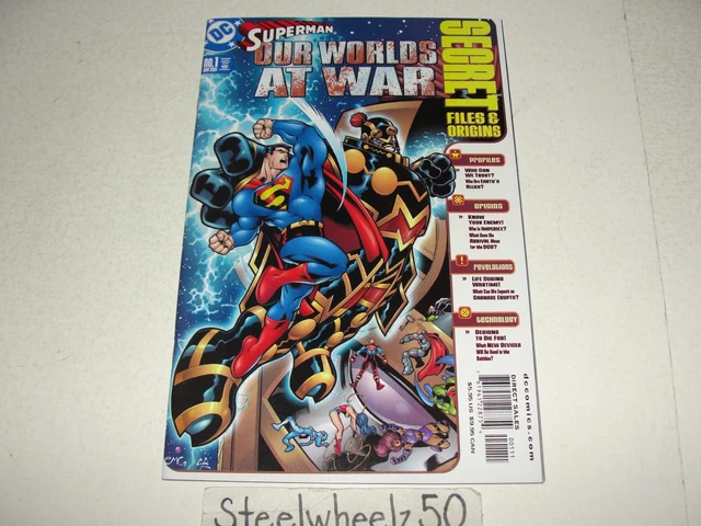 Superman Our Worlds At War Secret Files & Origins #1 Comic DC 2001 Ed McGuinness