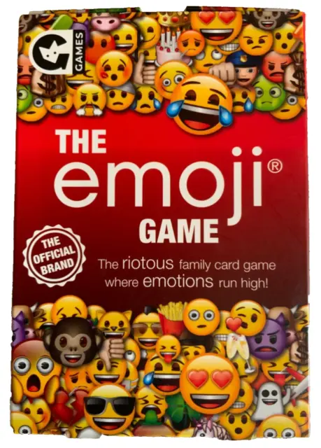 Official Emoji Family Card Game Children Kids Age 8 Years - Unused
