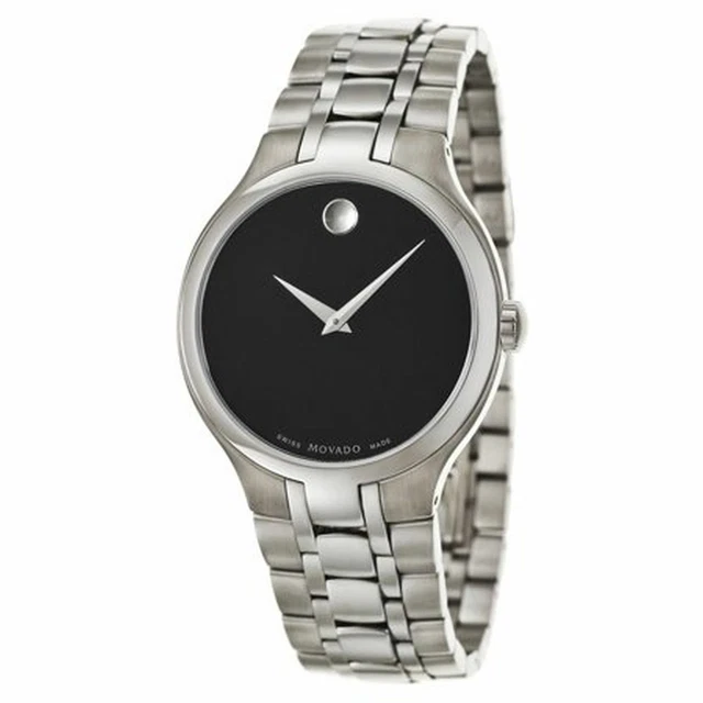 Movado 0606367 Men's Museum Black Quartz Watch