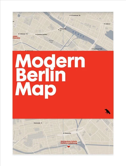 MODERN BERLIN MAP: Guide to 20th century architecture in Berlin by ...