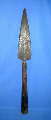 Antique Old Rare Collectible Iron Beautiful Hand Forged Mughal Piece Spear Head