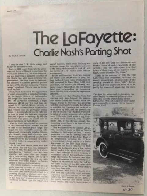 LLLArt17 Vintage Article History The LaFayette November 1980 4 page