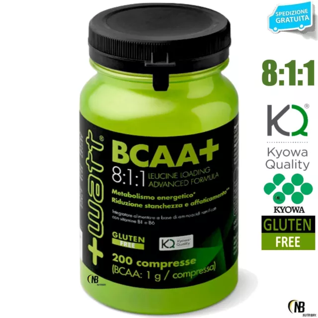 +WATT AMINOACIDI RAMIFICATI 811 BCAA+ 8:1:1 KYOWA 200cpr + Leucina e Vitamine b