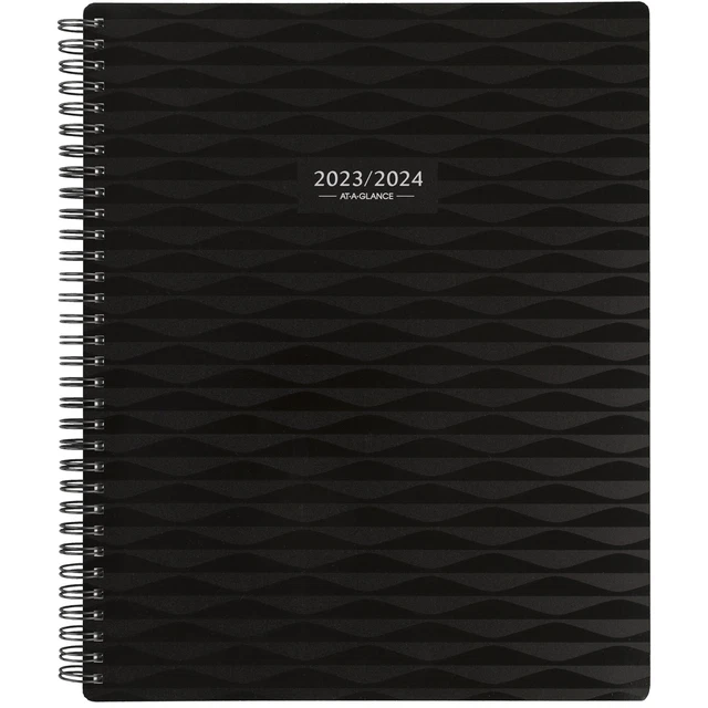 ATAGLANCE ELEVATION ACADEMIC 20232024 Weekly Monthly Planner Black