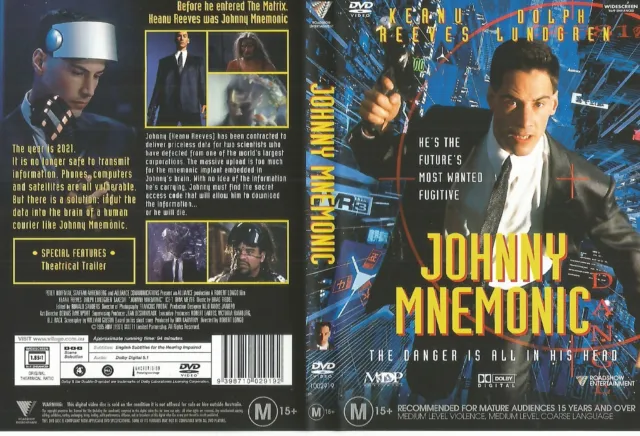 Johnny Mnemonic (DVD, 1995)