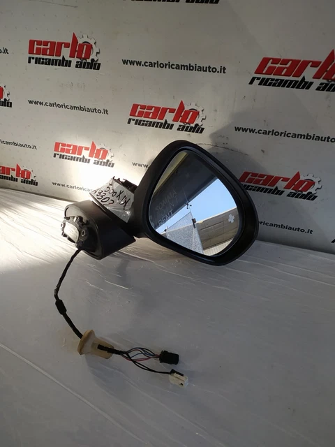 Specchietto Fiat Seicento Specchietto Retrovisore Destro Per Fiat Seicento 600 1998 Con Leva Regolazione Manuale - Nuovo Specchietto Destro Con Leva 1998 Ricambio OE 46511427 Nero