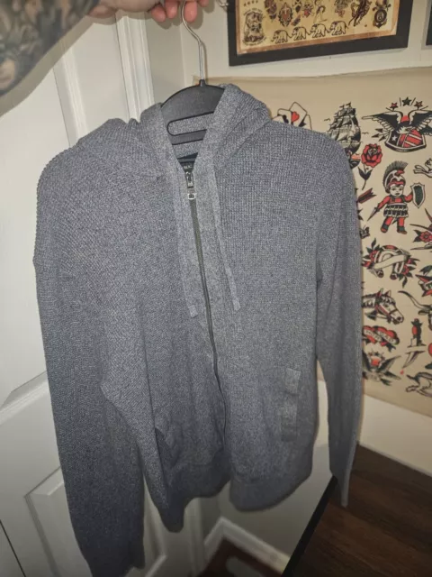 Mens Banana Republic Zip Up Sweater Medium