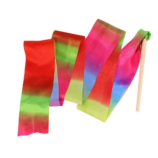 1Pc 2mx10cm Bunte Rhythmische Gymnastik Band Tanzen Gymnastik Band Tanzen Stream