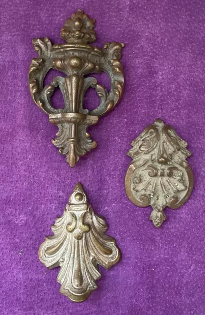 Antique French Roussel-Laverlochere Decorative Architectural Furniture Hardware