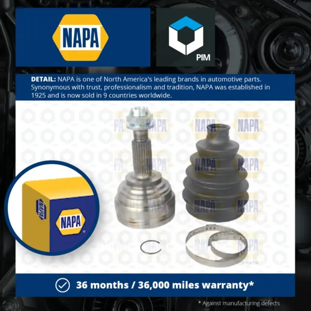 CV Joint fits RENAULT MEGANE Mk2 1.6 Front Outer 2002 on With ABS C.V. NAPA New