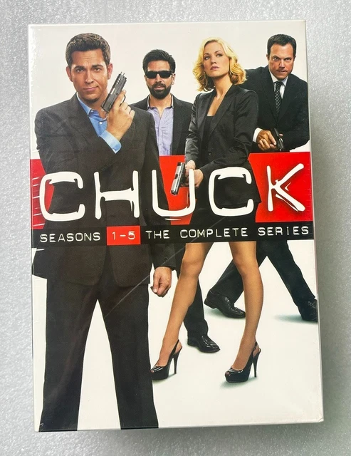 CHUCK THE COMPLETE Series Seasons 1-5 DVD Action Comedy Gift Set