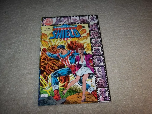 Nice Vf Condition !! Lancelot Strong, The Shield #1