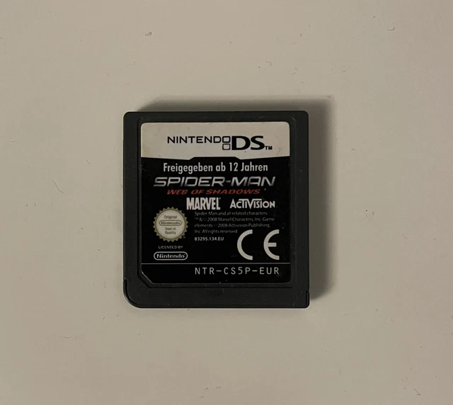 Spider-Man: Web Of Shadows Nintendo DS Game Cartridge Cart Only UK PAL