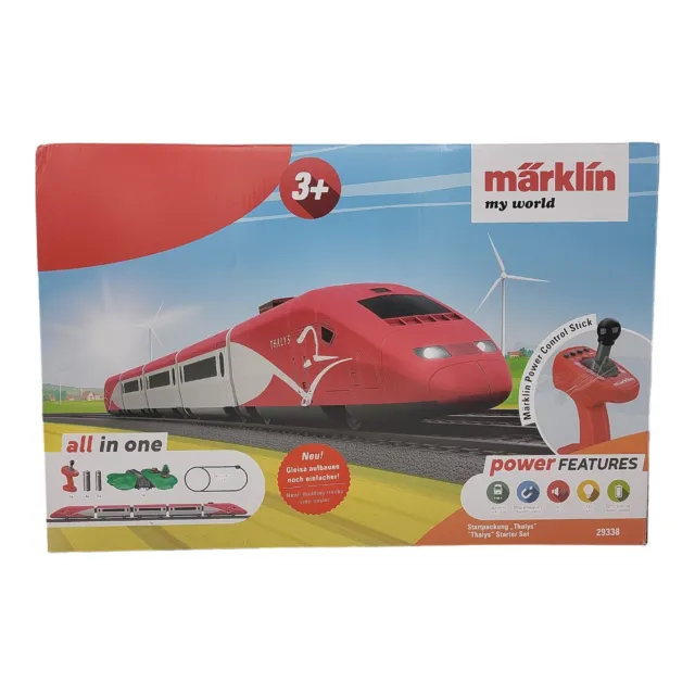 Märklin H0 29338 - my world - Startpackung Thalys mit Sound und Licht Bahn ICE