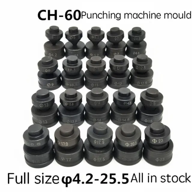 Hydraulic Punch Round Die Stainless Steel Punching Machine CH-60 Punching Mould