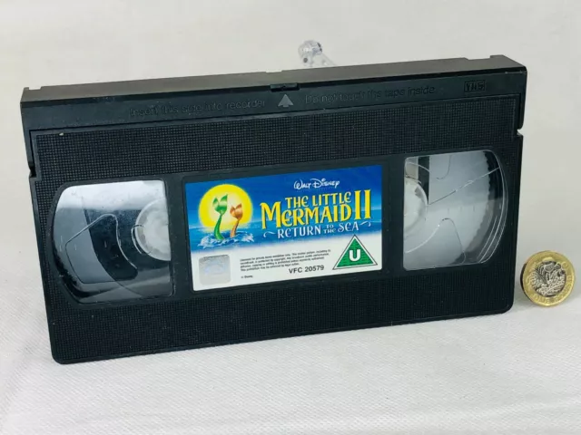 VHS VIDEO THE Little Mermaid 2 Return To The Sea Disney Tape Vhs No ...