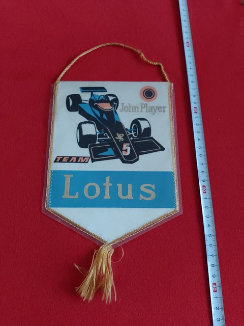 Alter Automobil-Wimpel: Formel 1 – TEAM LOTUS – John Player Special
