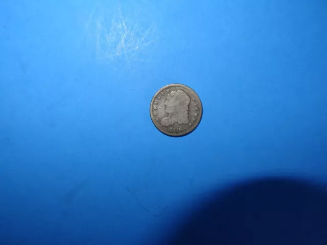 1835- Silver Capped Bust Half Dime H10C Coin