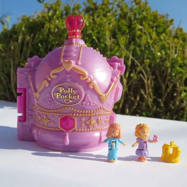 Mini Polly Pocket CROWN PALACE 100% komplet Schloss Krone Bluebird