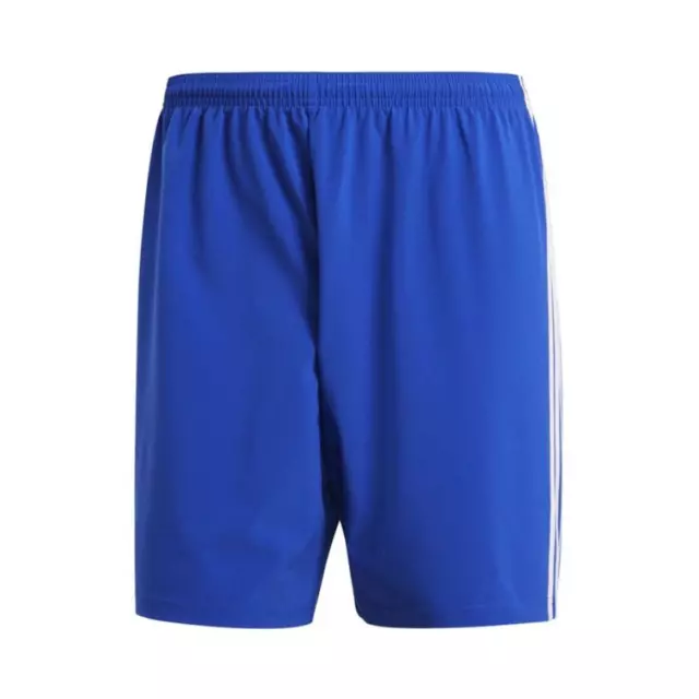 adidas Men's Football Shorts (Size S) Condivo 18 Blue Logo Plain Shorts - New